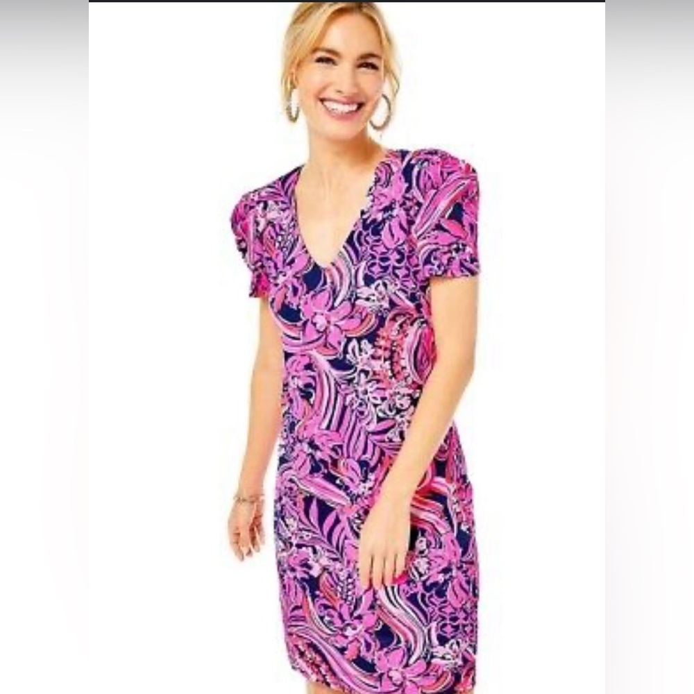 EUC Lilly Pulitzer L short sleeve dress